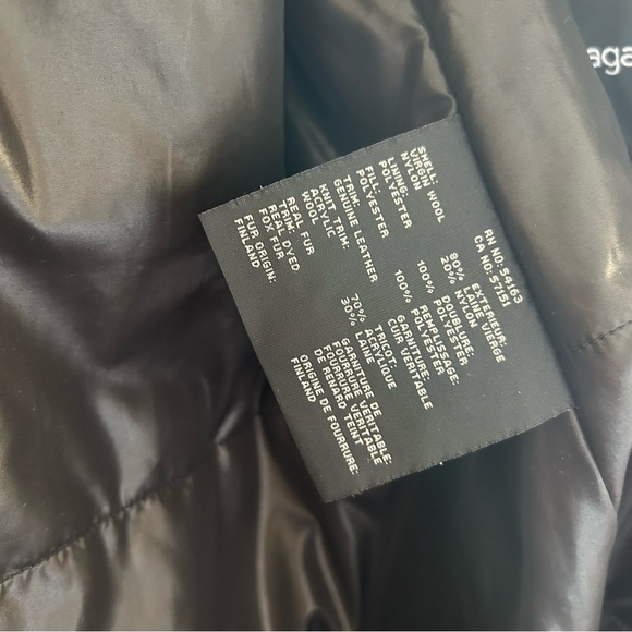 Andrew Marc Graphite Gray Wool Fox Fur Leather Trim Hooded Lined Peacoat Size 4 - Picture 9 of 12